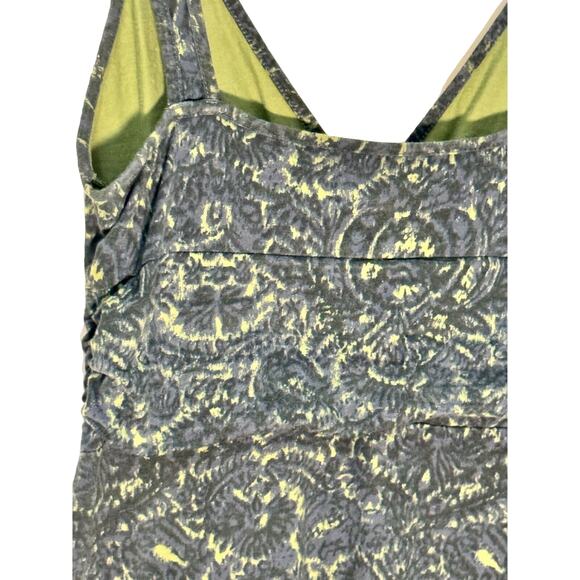 Patagonia Women's Medium Margot Sleeveless Dress Blue Abstract Organic Cotton - Picture 4 of 7